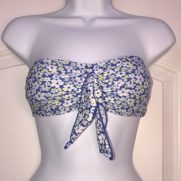 Forever21 Bandeau Floral Bikini Top - Picture 1 of 6